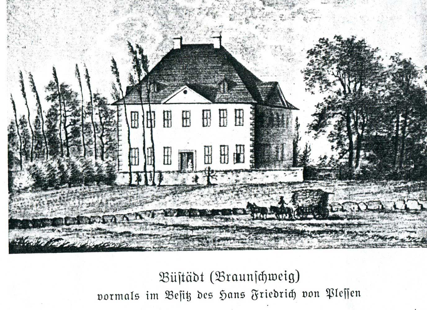 Haus Büstedt vor 1852